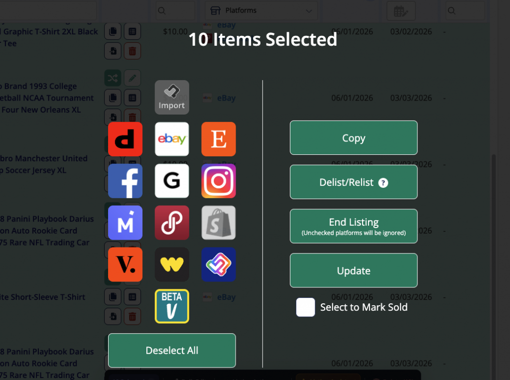Vinted Supported
